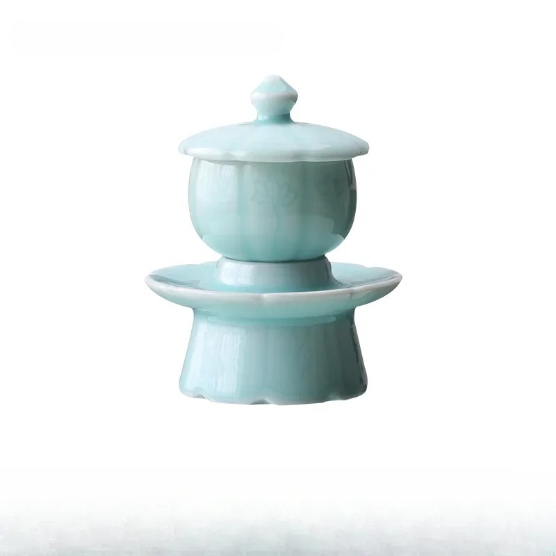 Celadon Ceramic Cup - Tasse à eau bénite en céramique