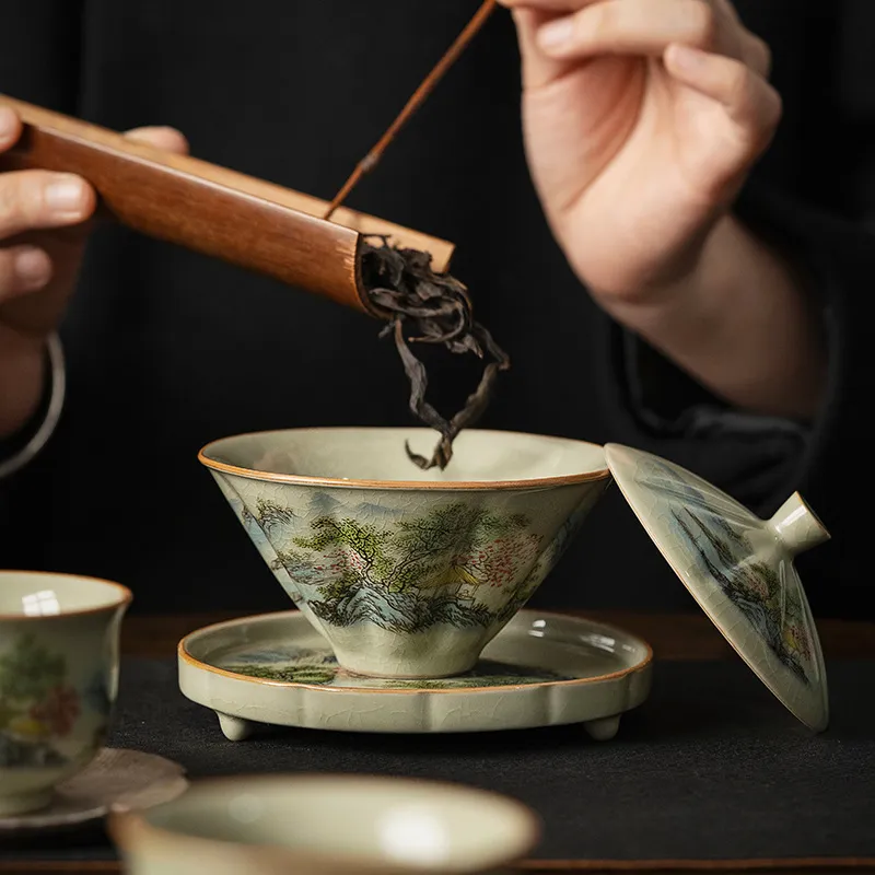 Celadon Ceramic Cup - Jingdezhen-tasse à thé en céramique avec