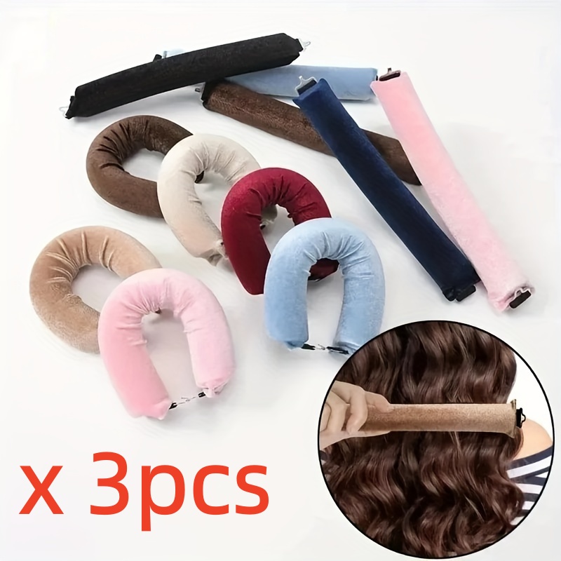 Sleeping Pack Overnight - Lot de 3 bigoudis sans chaleur,