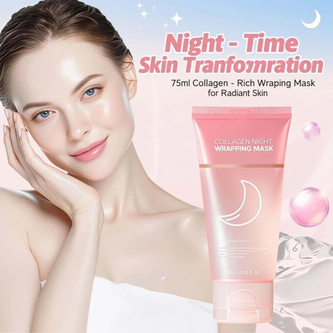 Sleeping Pack Overnight - Masque de nuit au collagène 75ml