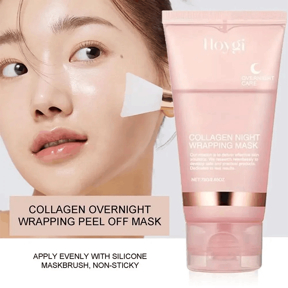 Sleeping Pack Overnight - Masque au collagène profond, masque peel-off,