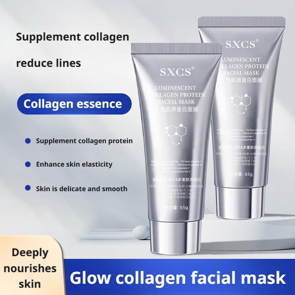 Sleeping Pack Overnight - Masque facial raffermissant au collagène, hydratation