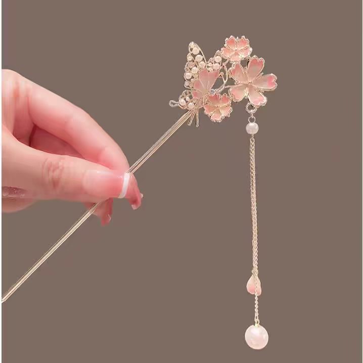 Hanbok Hair Pin - Épingle à cheveux Sakura haut de