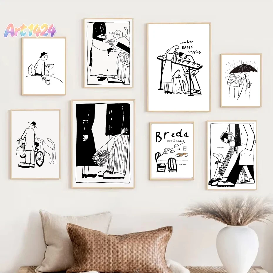 1 pièce Affiche d'art minimali - Modern Korean Lifestyle avis et prix