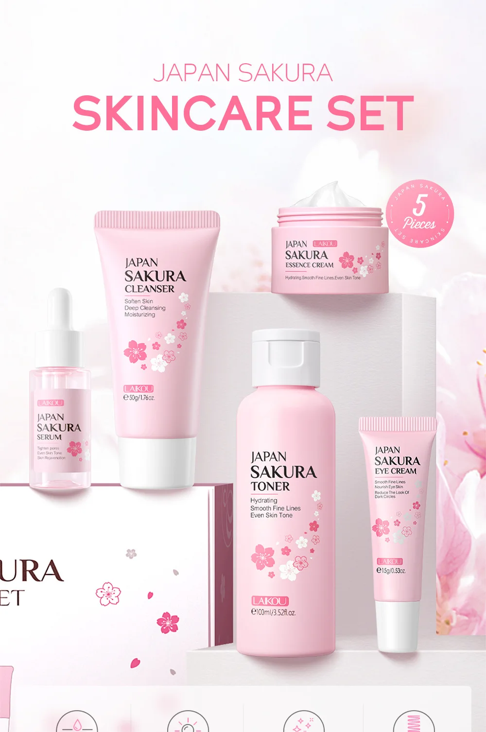 Coffret de soins de la peau LA - Korean Skincare Routine avis et prix