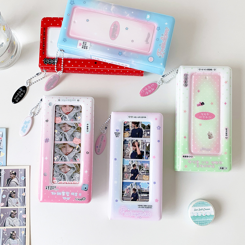 Porte-cartes photo 4 panneaux  - Korean Student Lifestyle avis et prix