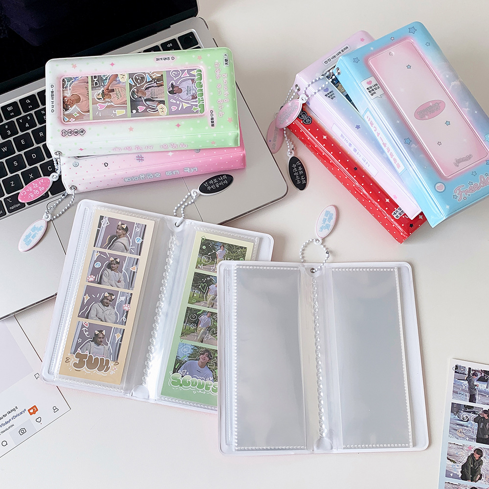 Porte-cartes photo 4 panneaux  - Korean Student Lifestyle avis et prix