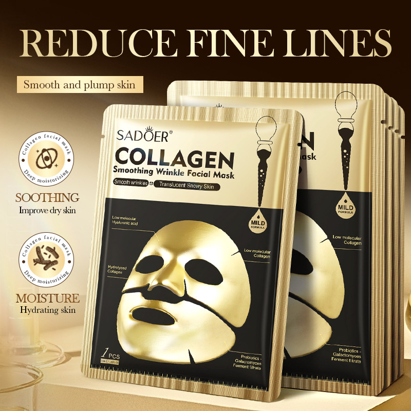 SADOER masques faciaux au coll - Sheet Mask Collagen avis et prix
