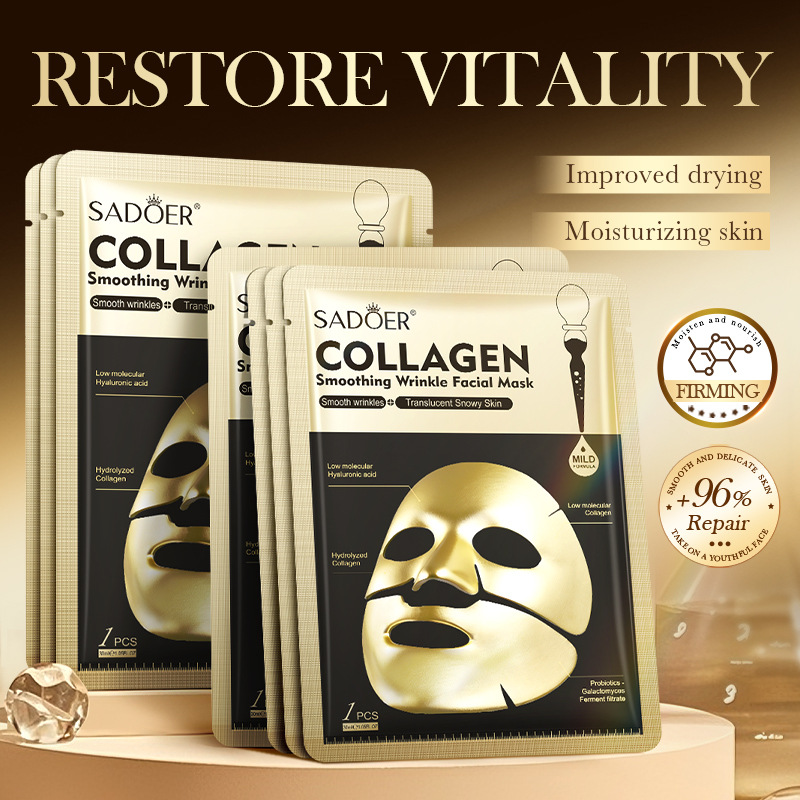 SADOER masques faciaux au coll - Sheet Mask Collagen avis et prix