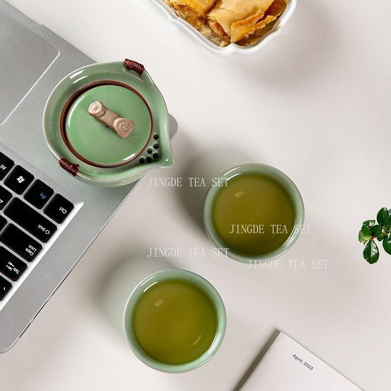 Service à thé de voyage en cér - Celadon Ceramic Cup avis et prix