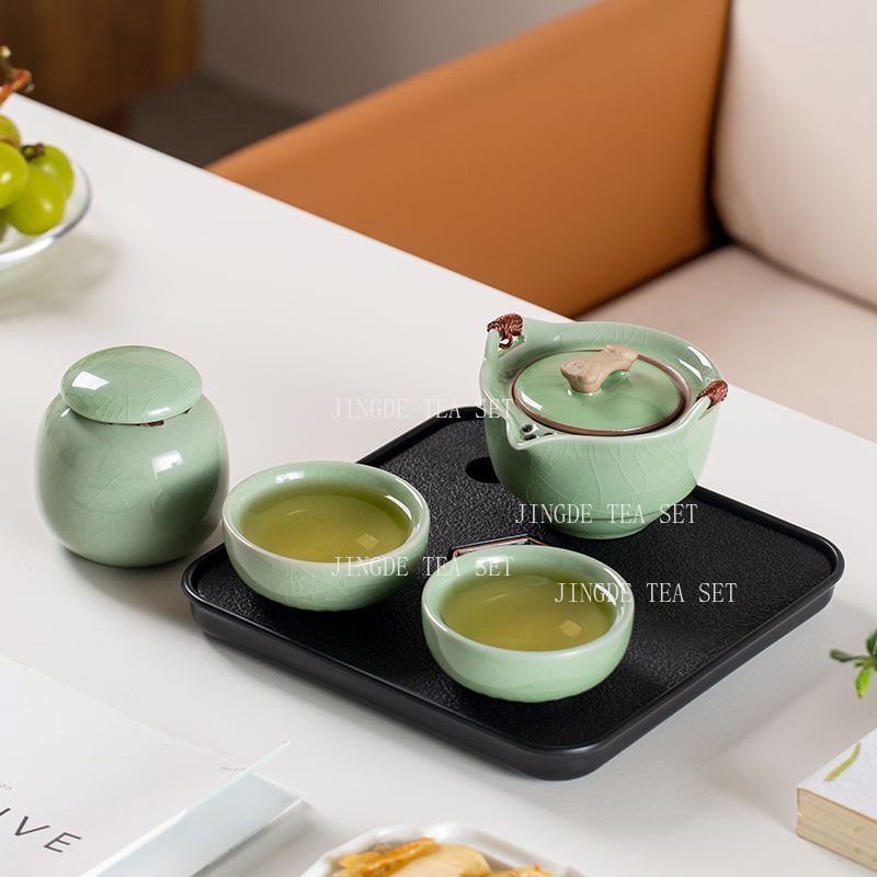 Service à thé de voyage en cér - Celadon Ceramic Cup avis et prix