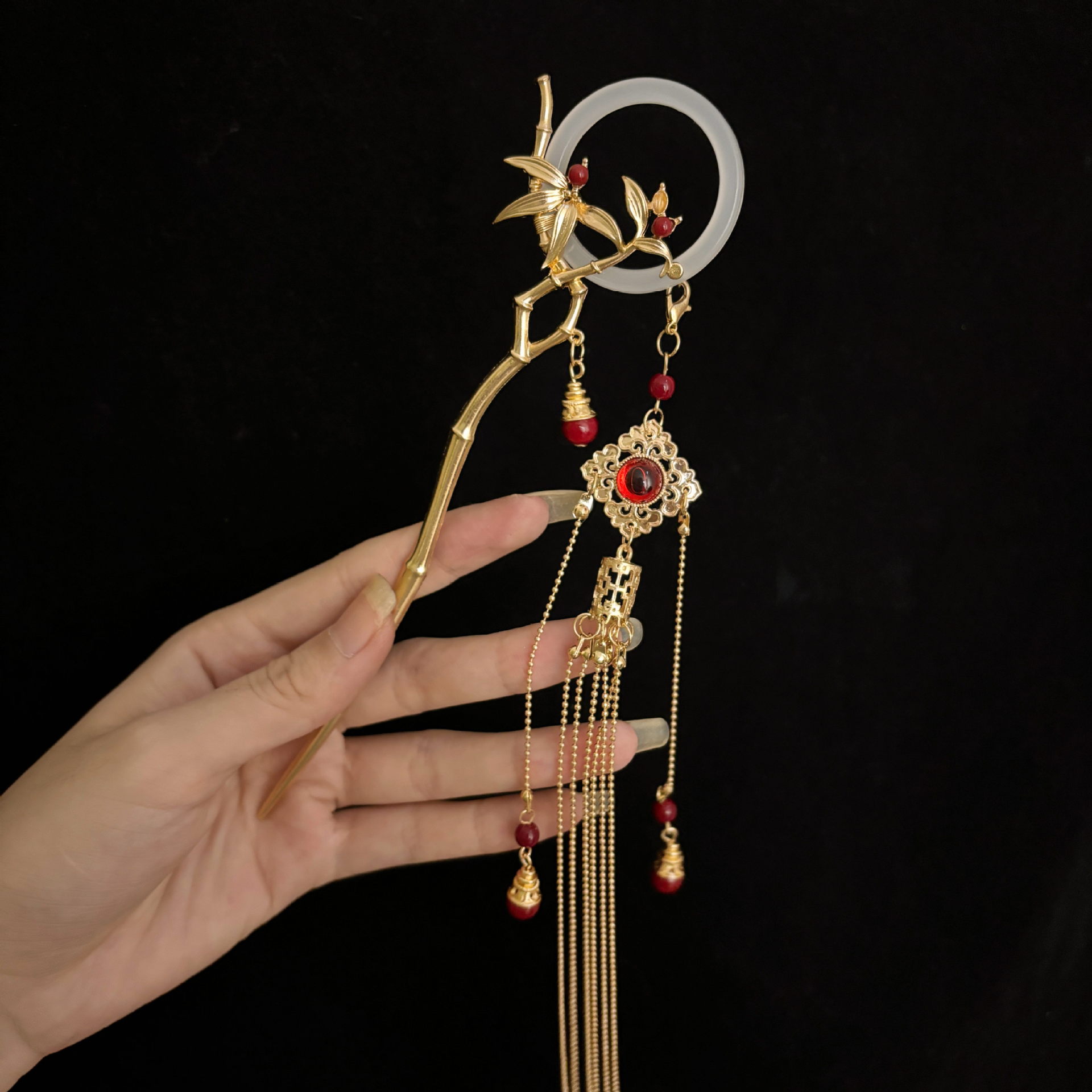 Épingle à cheveux à pampilles  - Hanbok Hair Pin avis et prix