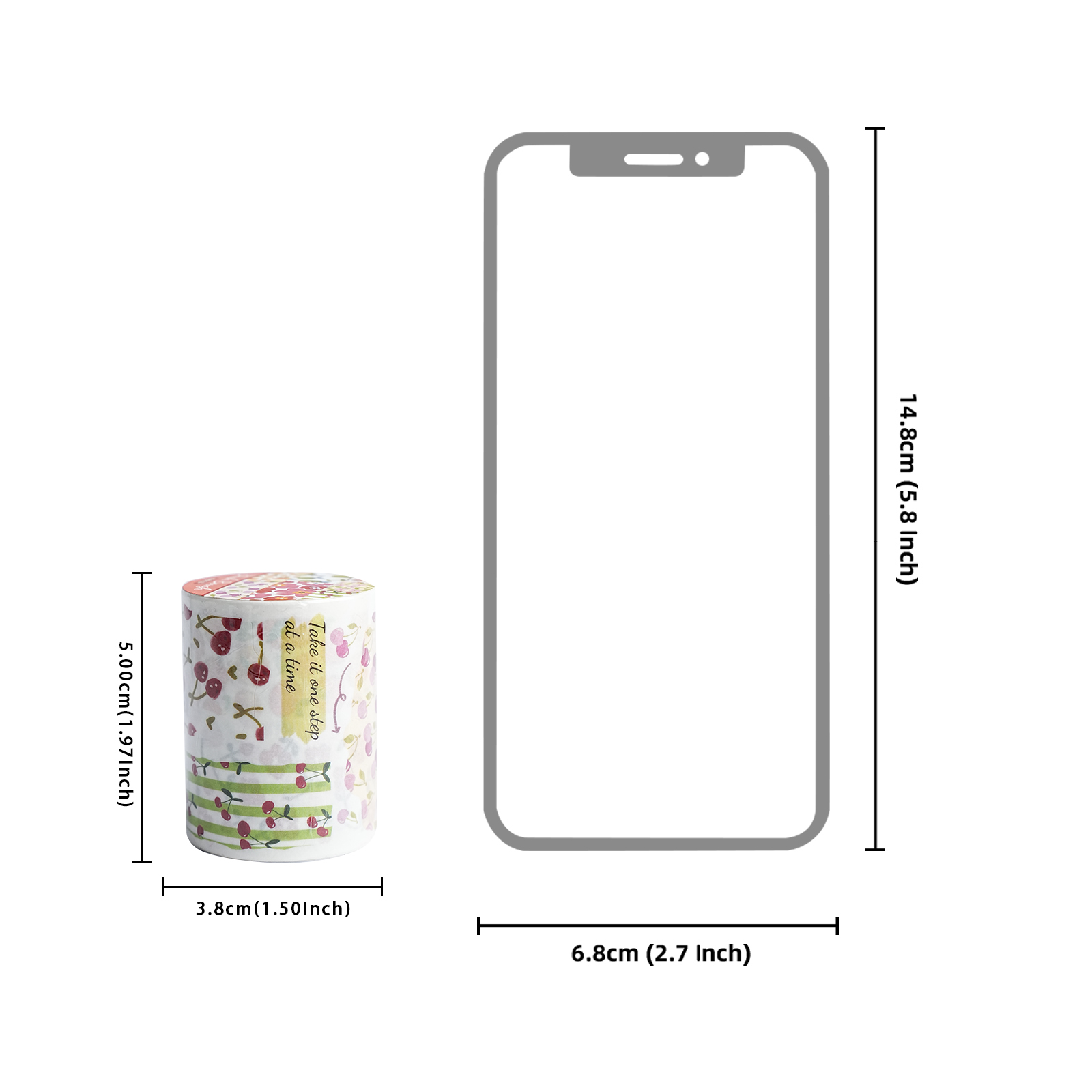 Ruban Washi à thème branche ve - Korean Lifestyle Aesthetic avis et prix