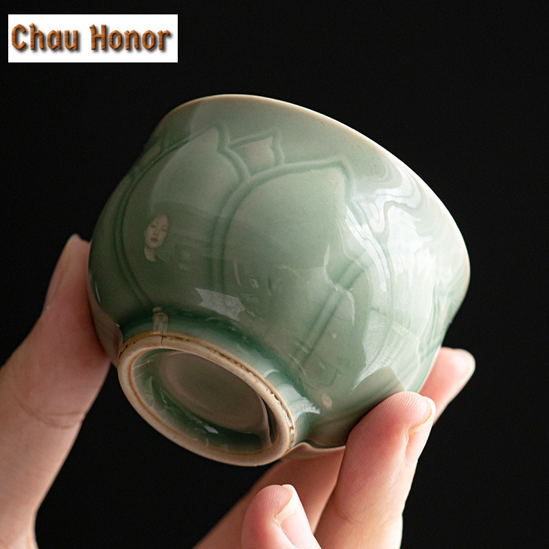 Tasse à thé en céramique faite - Celadon Ceramic Cup avis et prix