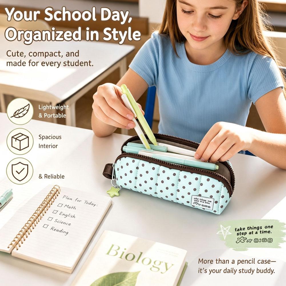 Trousse à stylos grande capaci - Korean Student Lifestyle avis et prix