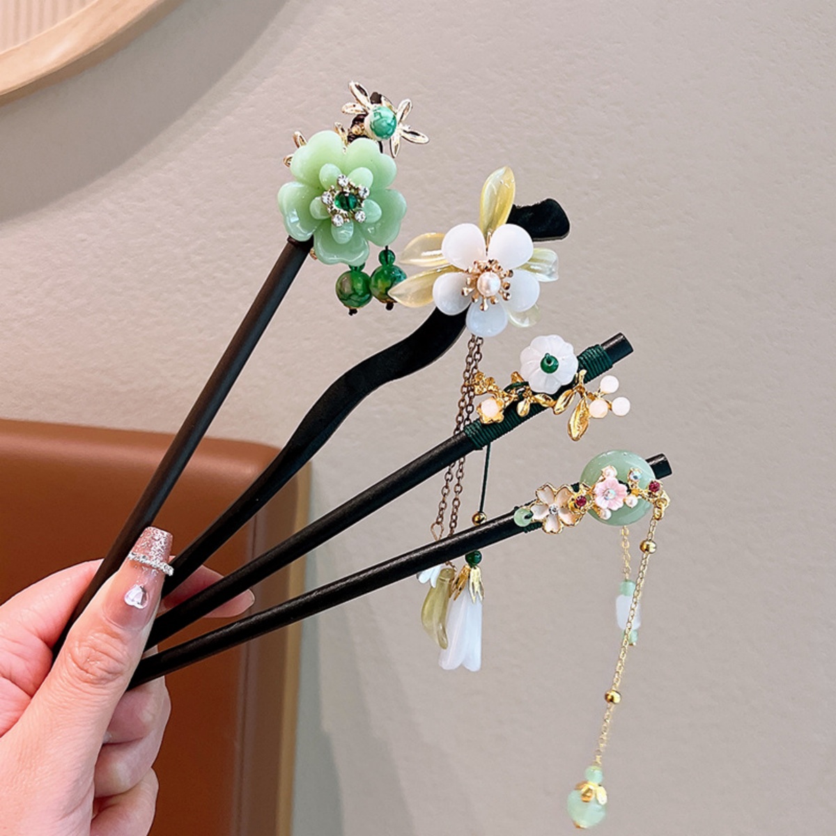 Épingle à cheveux en bois avec - Hanbok Hair Pin avis et prix