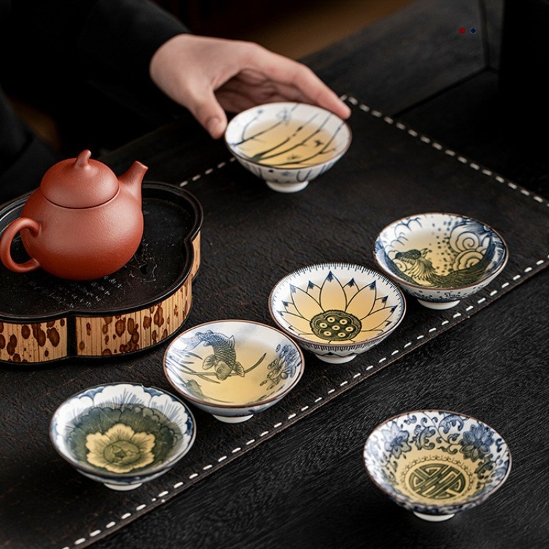 Lot de 10 tasses à thé en porc - Celadon Ceramic Cup avis et prix